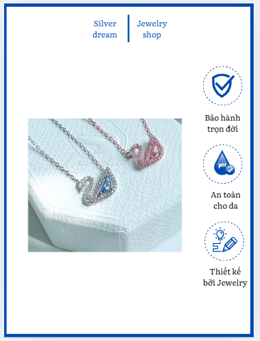 Dây Chuyền Thiên Nga dịu nhẹ, nữ tính