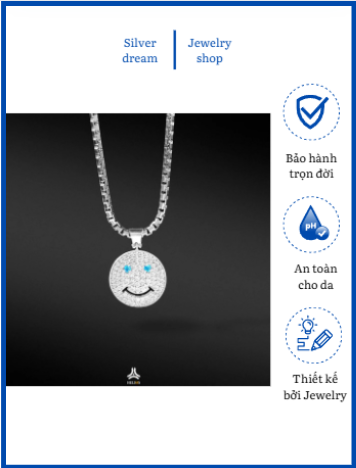 Mặt Dây Chuyền Bạc Smile