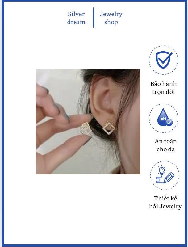 Bông tai hình học (Geometric earrings)