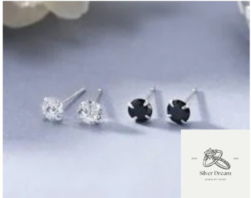 Bông tai đính đá (Gemstone earrings) - Hình ảnh 6